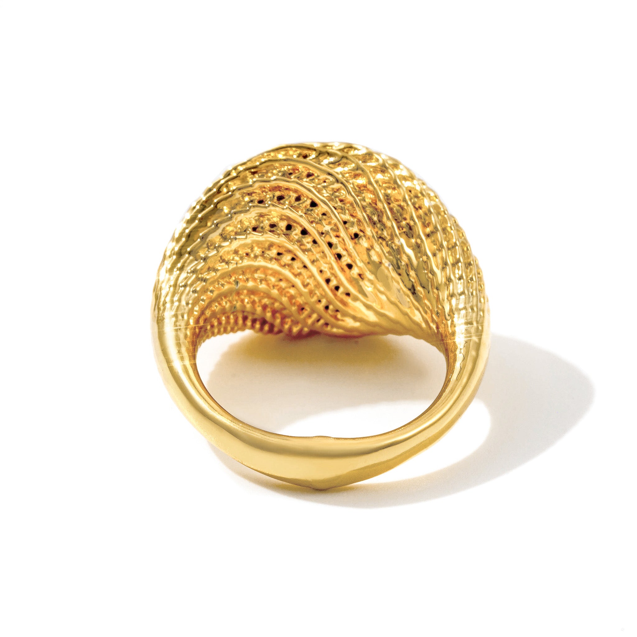 Flow Edgy Dome Ring