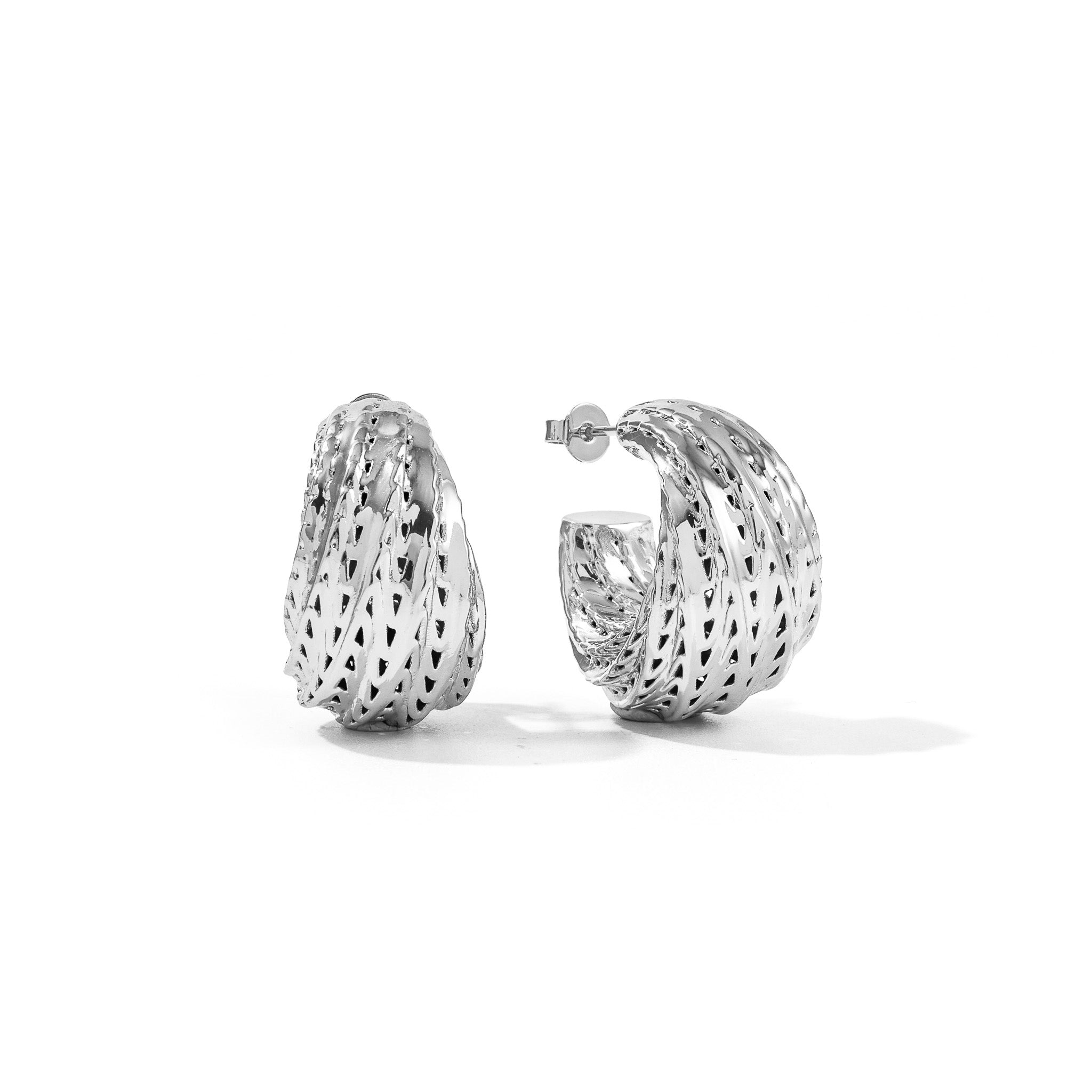 Flow Small Hoop Earrings