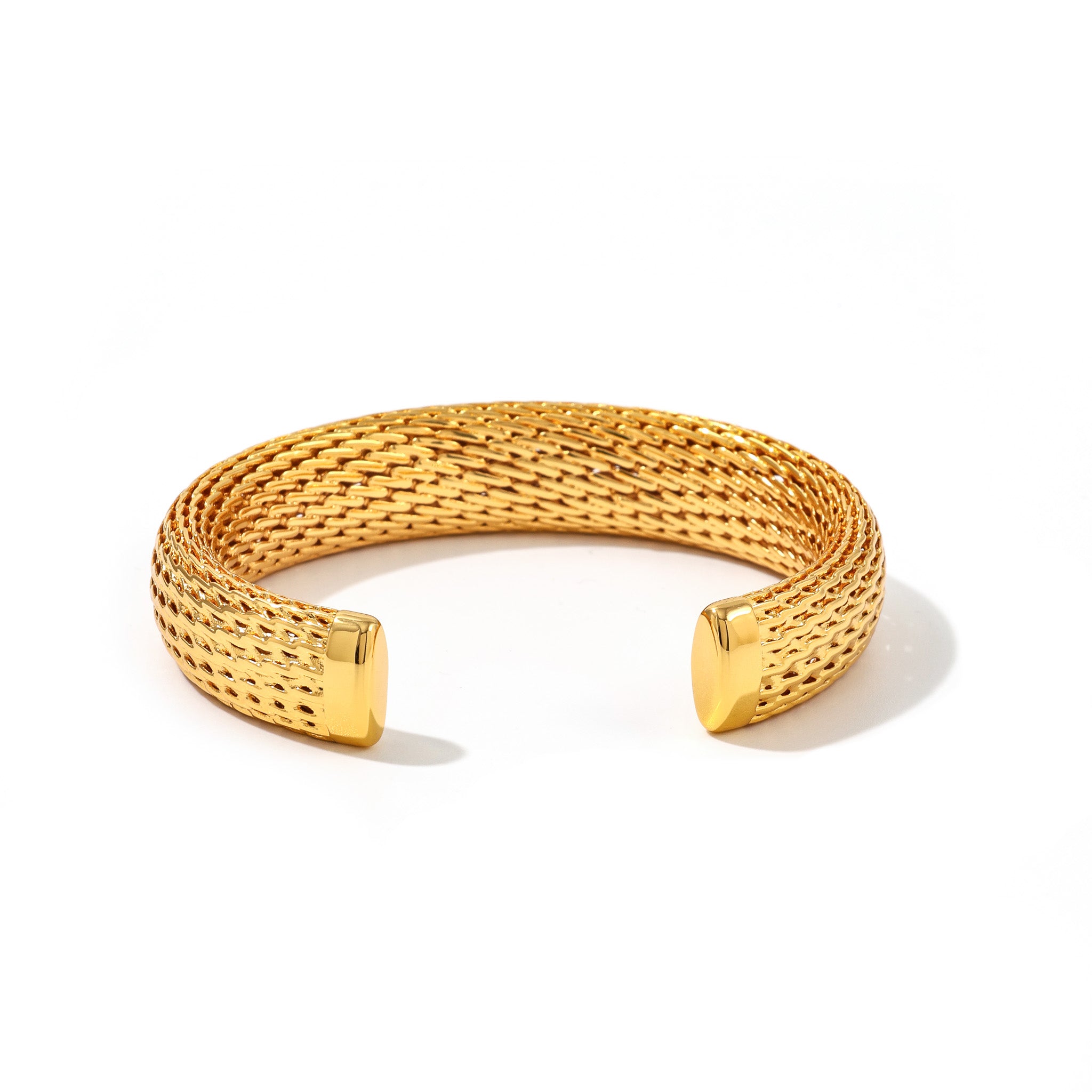 Flow Weave Cuff Bracelet