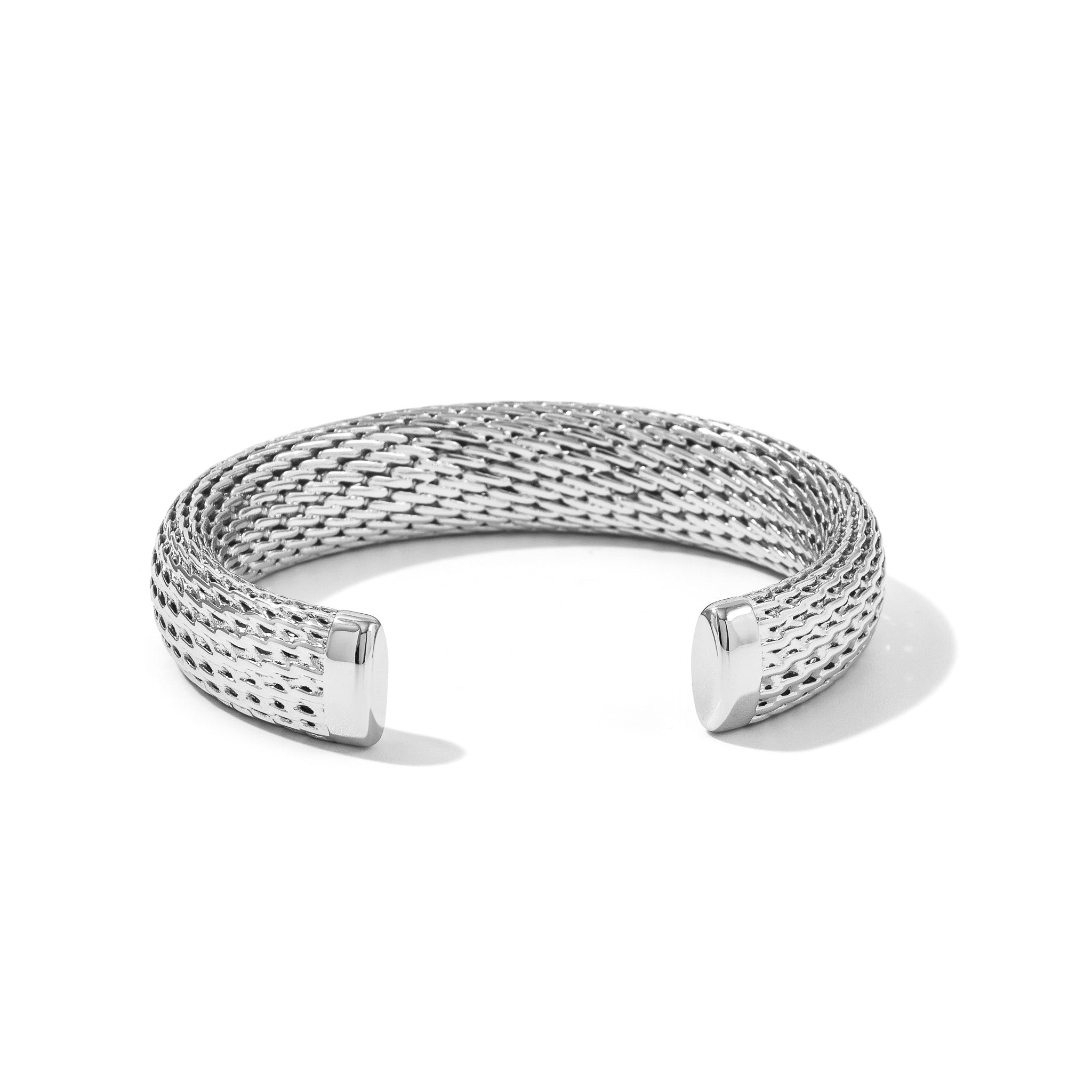 Flow Weave Cuff Bracelet