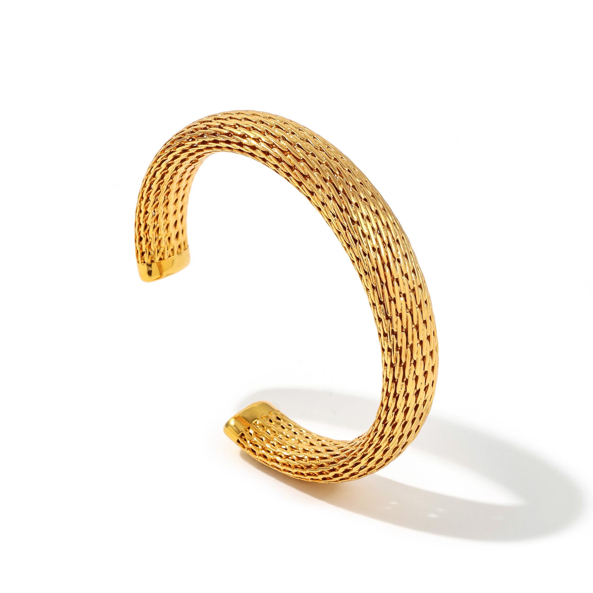 Flow Weave Cuff Bracelet