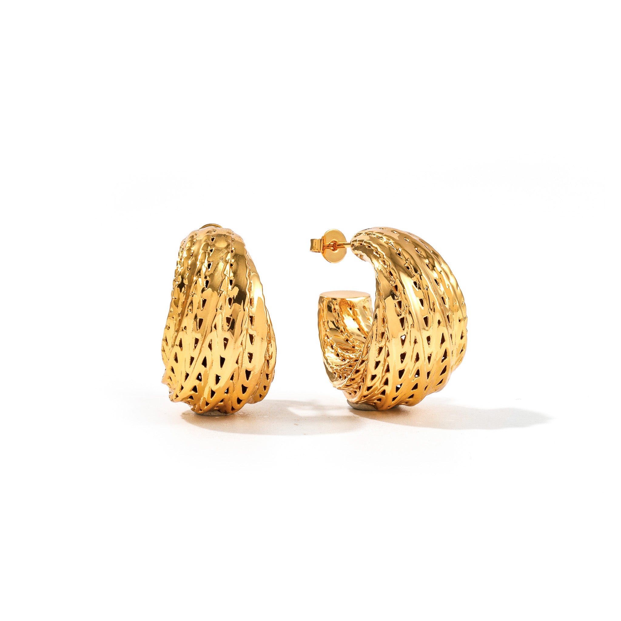 Flow Small Hoop Earrings